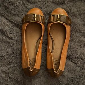 Lucky Peach and Tan Women's Flats